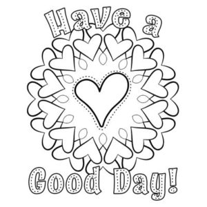Have a Good Day coloring page