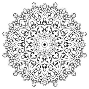 Mandala Coloring Page C0006