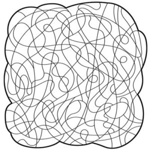 Abstract Coloring Page (C0009)