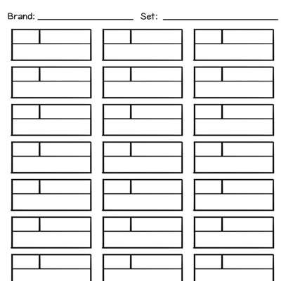 Printable Color Chart by My Mind's Eye Art