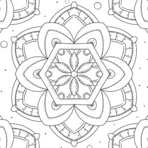 Mandala Coloring Page (C0038)