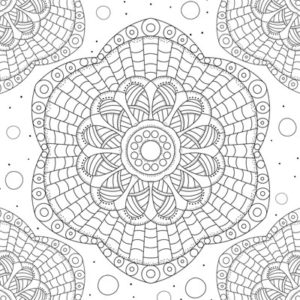 Mandala Coloring Page (C0040)