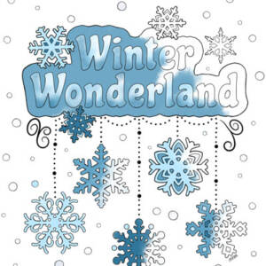 Winter Wonderland Coloring Page (C0054)