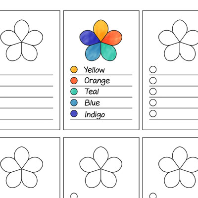 Color Combo Palette Cards