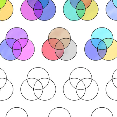 Blended Color Combinations Worksheet