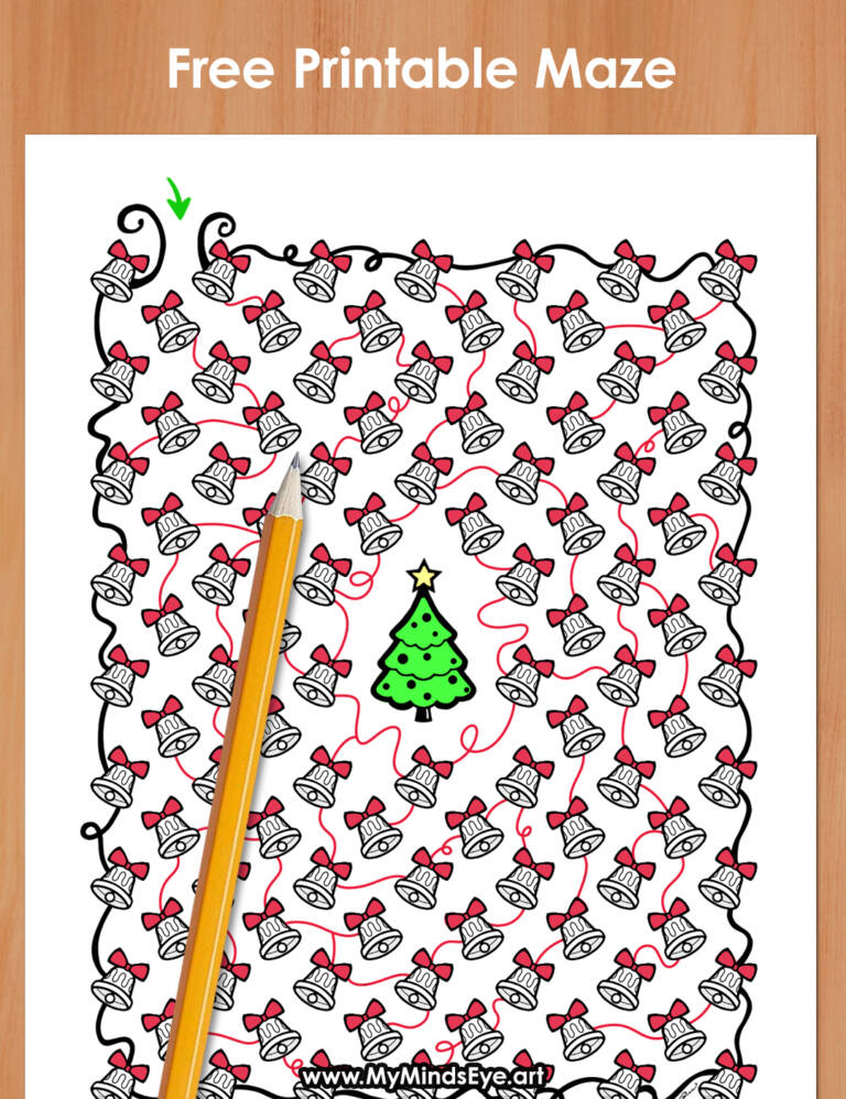 Christmas Tree Maze - Free Printable Holiday Fun