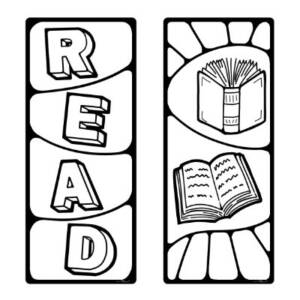 DIY READ Bookmarks